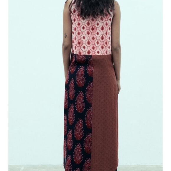 Zara The Samora Dress Size XS Sleeveless Boho Maxi NWT - Picture 4 of 12